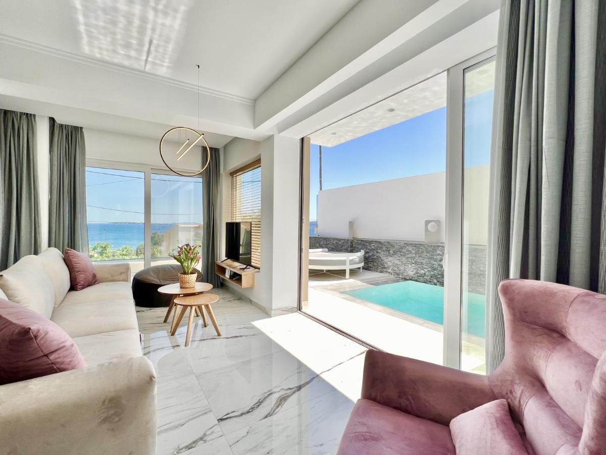 Luxury Villa Barbati Sun With Private Pool By Dadovillas Zewnętrze zdjęcie