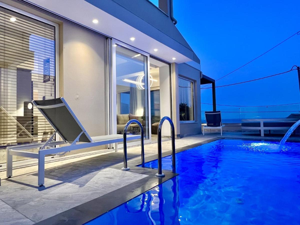 Luxury Villa Barbati Sun With Private Pool By Dadovillas Zewnętrze zdjęcie