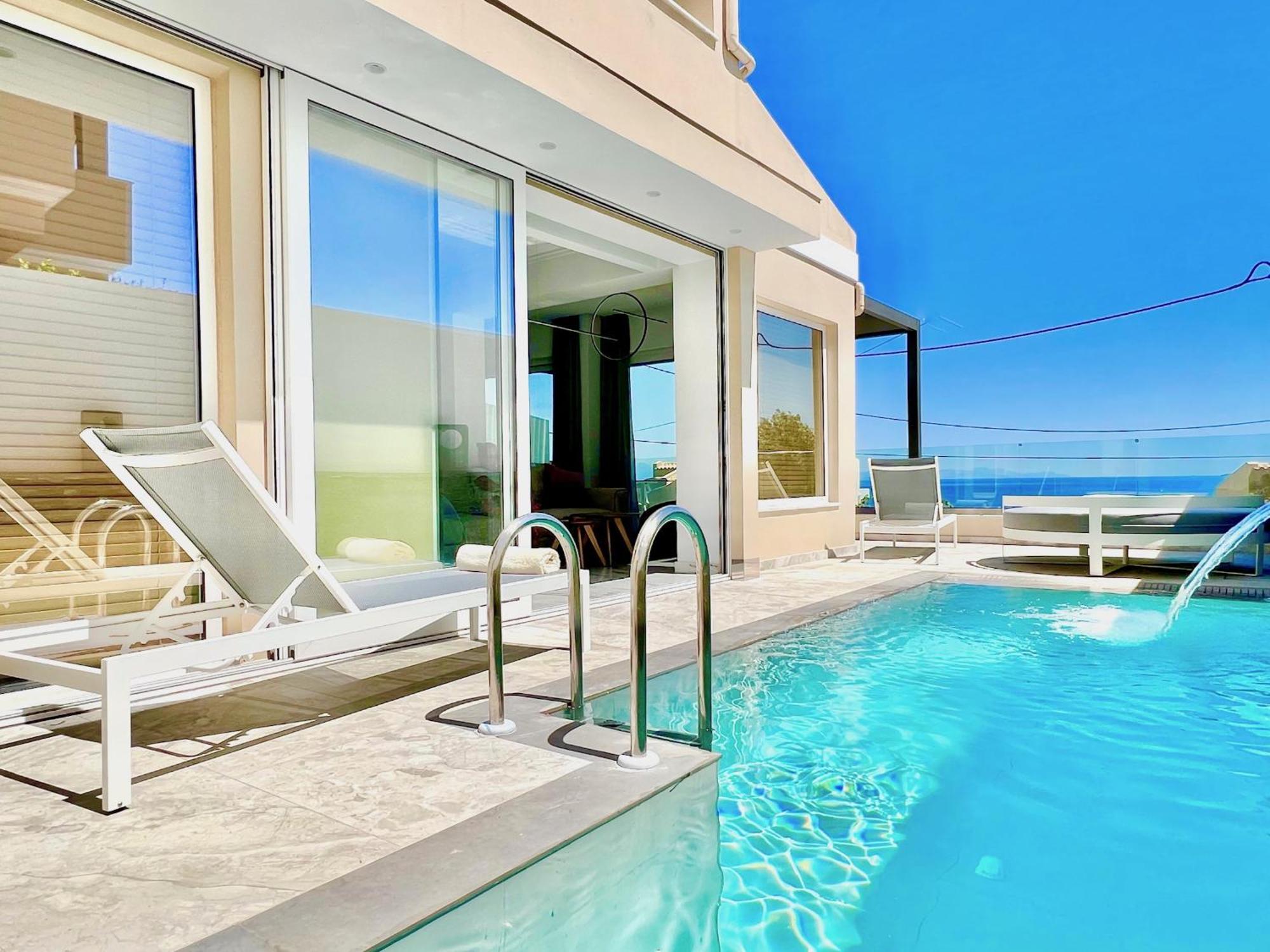 Luxury Villa Barbati Sun With Private Pool By Dadovillas Zewnętrze zdjęcie